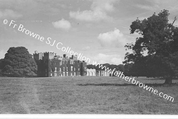 DUNSANY CASTLE  FROM SOUTH EAST  DISTANT VIEW